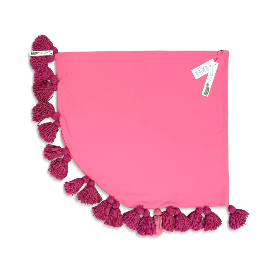 Le(s) Frange – Mantella Artigianale “Short & Chunky” - Rosa o Celeste