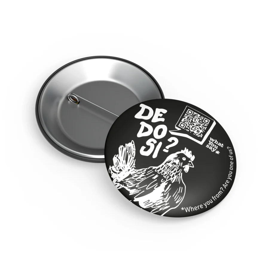 La Spilla De Do Si? - d.55 mm bianca