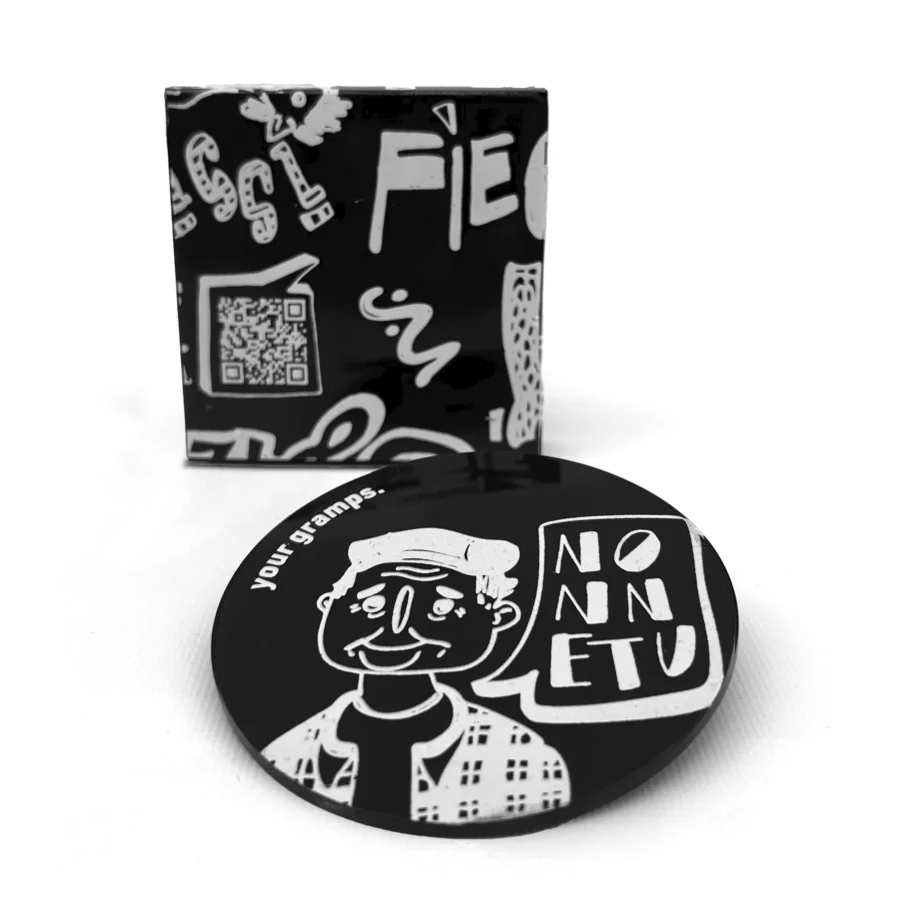 Nonnetu - Playful Coaster & Place Marker