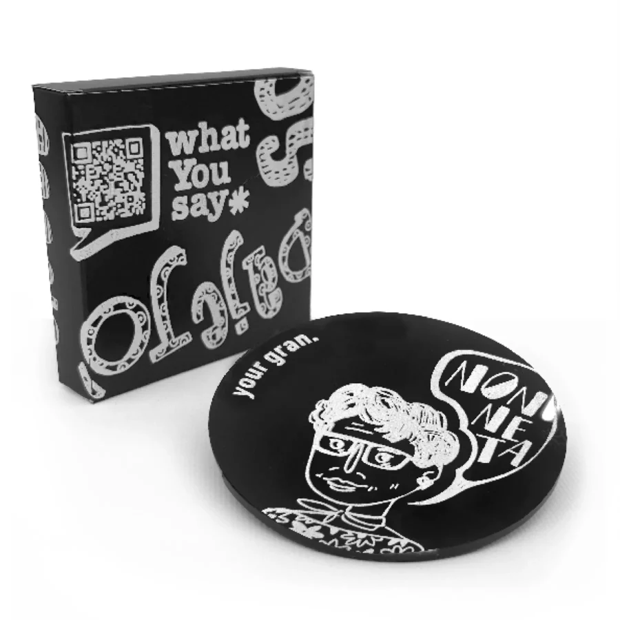 Nonneta – playful coaster & place marker