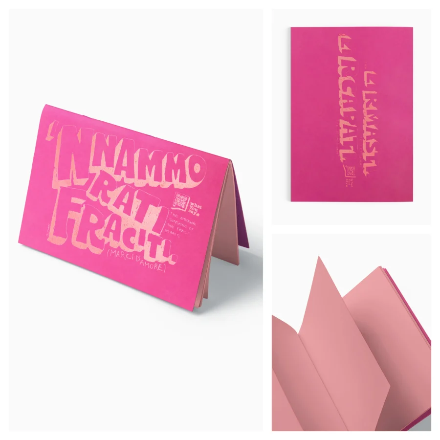 Nnammorati Fraceti – Taccuino fucsia A5 Serie Numerata