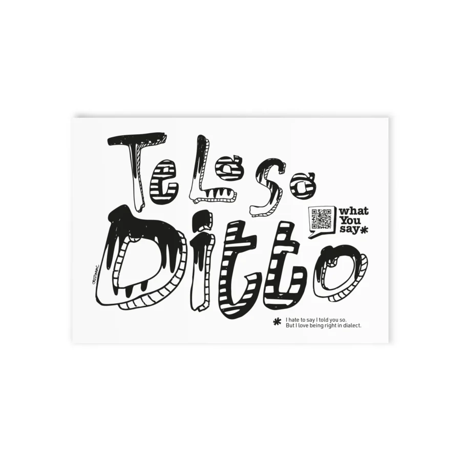 Cartolina - Te lo so Ditto
